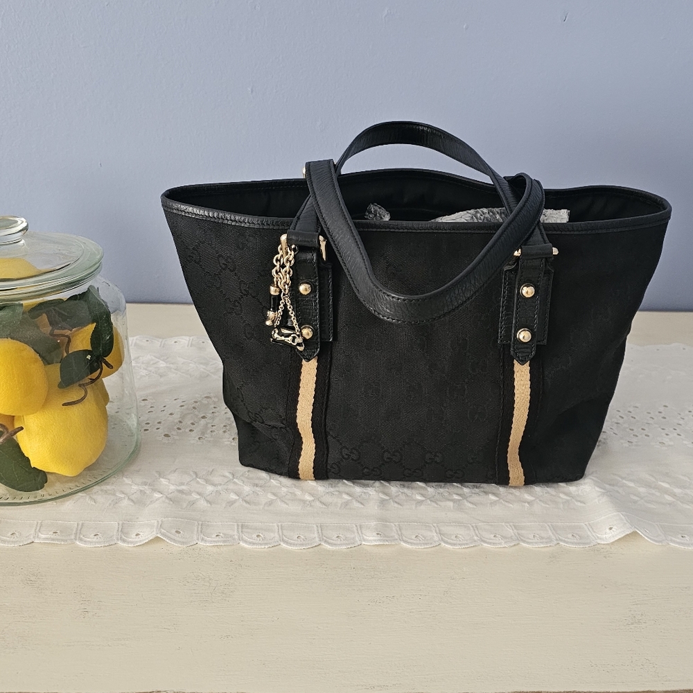 Elegant Black and Tan Women's Tote Bag